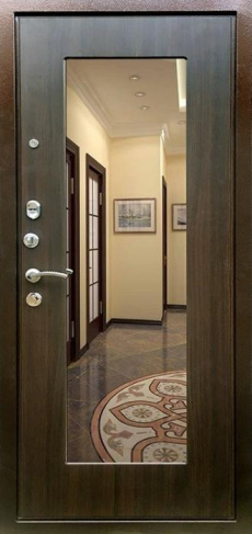 Стальная дверь С зеркалом №4